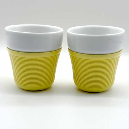 Espresso Cup Set of 2 same color Leo Assorted Colors Kitchen