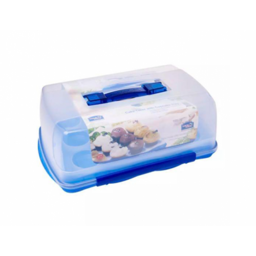 Lock and Lock Cake Storage Box With Cup Cake Tray Baking Storage