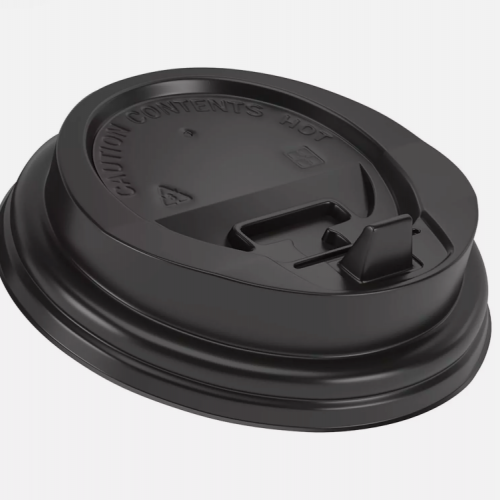 Disposable Lids Black for Ripple Cup 12oz 16oz 1set x 25Pcs