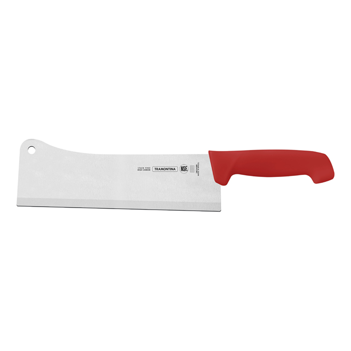 Tramontina Cleaver Knife Professional Red 10In